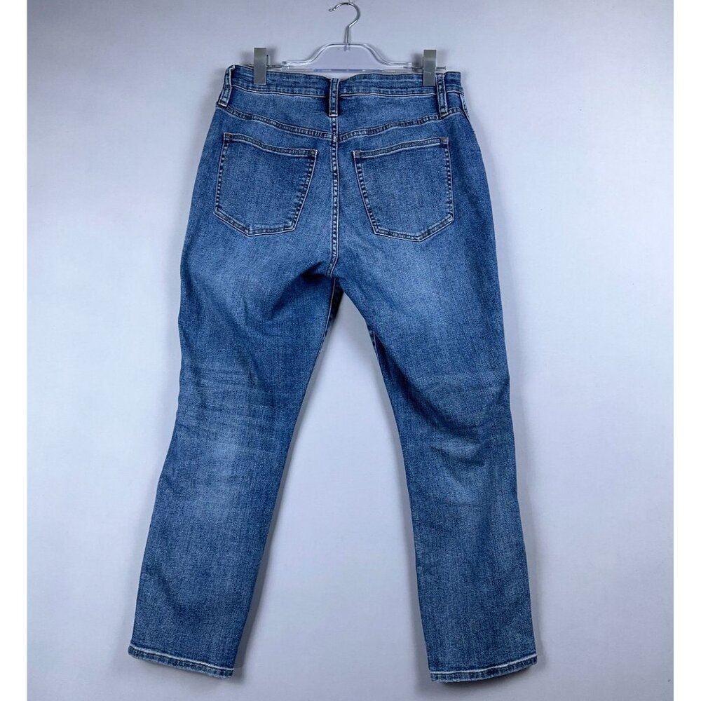 J Crew Vintage Slim Straight Leg Jeans Womens Size 31 High Rise Medium Wash Blue - Picture 2 of 12